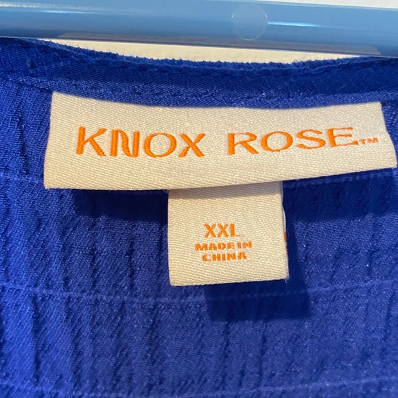 Knox Rose Royal Blue Sleeveless Mini Dress - Picture 2 of 3